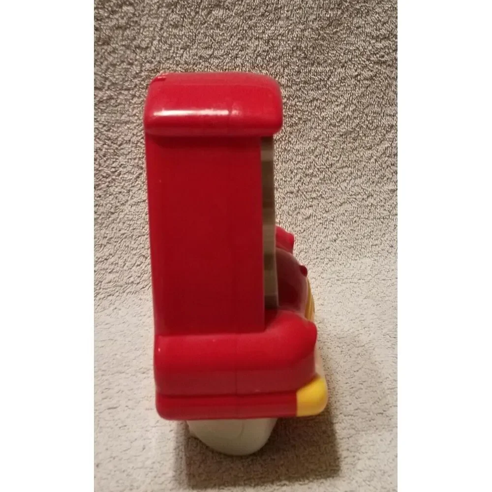 Vintage Wind‎ Up Toy TOMY 1987 Dog Driver Bus Car Musical  WORKS